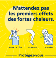 Lire la suite : Fortes chaleurs, adoptez les bons réflexes !